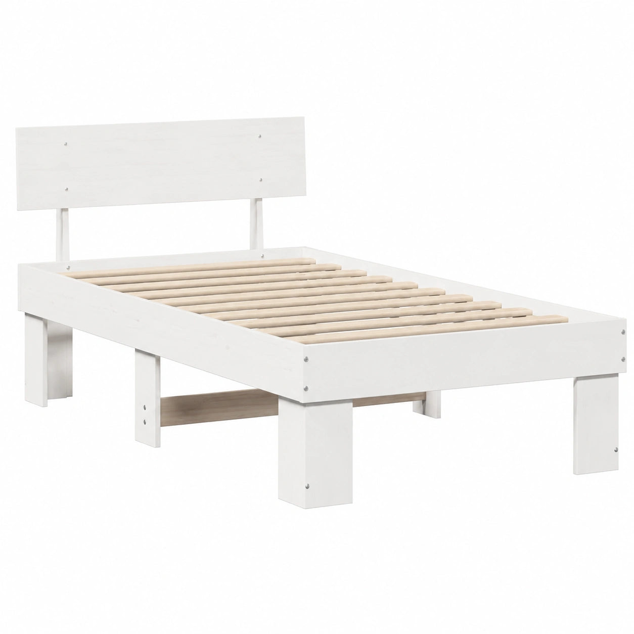 Letto a Castello in Pino Bianco con Design Elegante e Montaggio Semplice