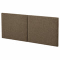 Testiera imbottita 3D grigio scuro per letto queen, design moderno ed elegante 150x45x4 cm